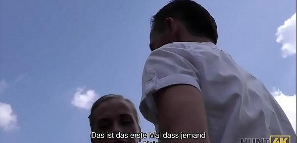 HUNT4K. Intelligente Abholung im Park verursacht Sex mit der jugendlich Schönheit Shanie Ryan in Innenräumen